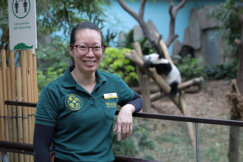 Being mum to Kai Kai, Jia Jia helps keeper on own parenting journey