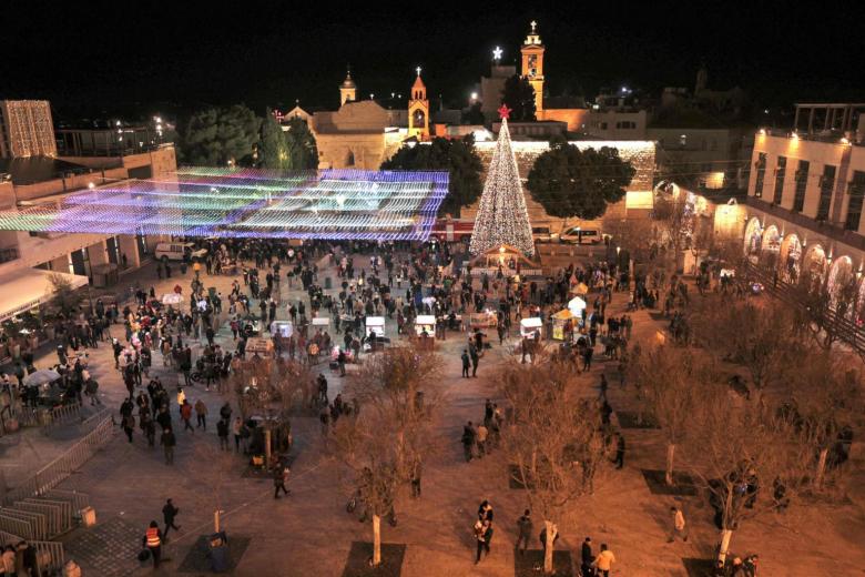 Betlehem dämpades för sin andra pandemijul