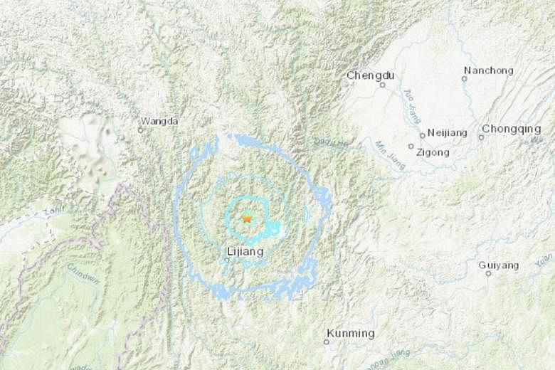 Un séisme dans le Yunnan (sud-ouest de la Chine) fait 15 blessés