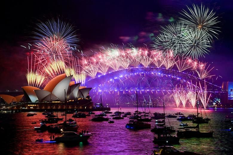 Dalam Gambar: Perayaan Tahun Baru di seluruh dunia