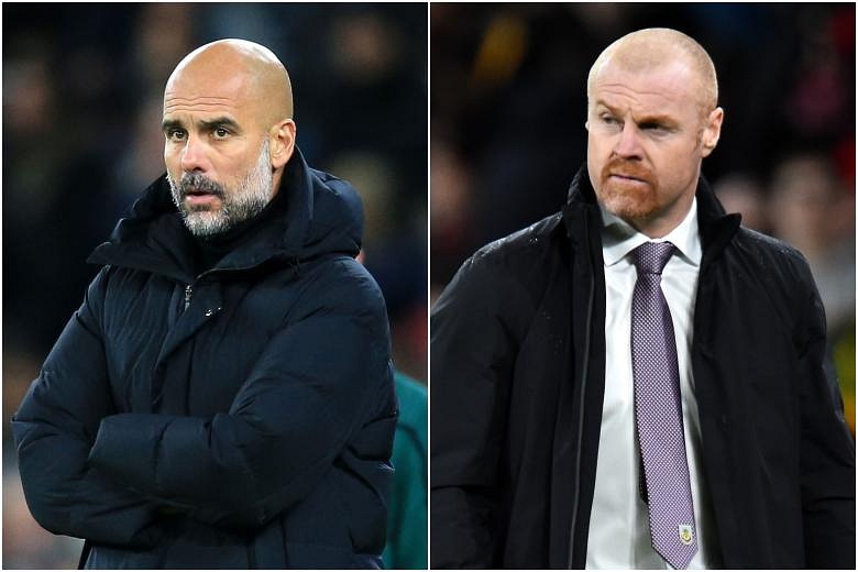 Football: Man City boss Guardiola and Burnley's Dyche test positive for ...