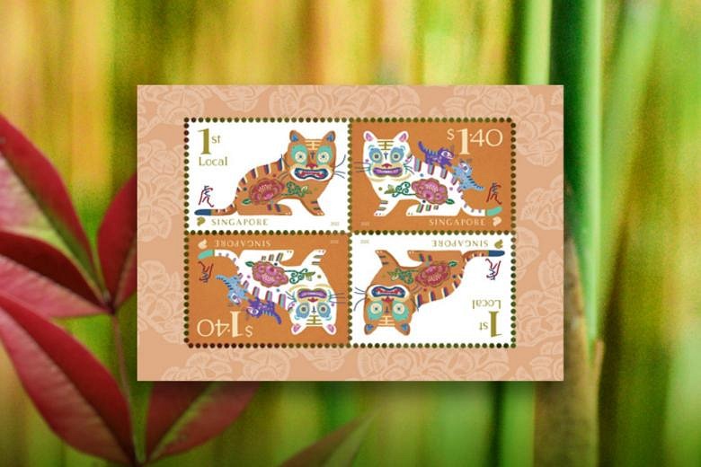 SingPost launches tiger themed stamps to celebrate Year of the