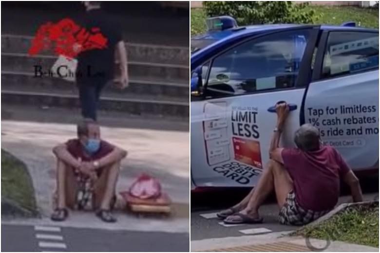 Elderly man who moves around Yishun on wooden board to continue to get help from Chong Pang CC, Touch