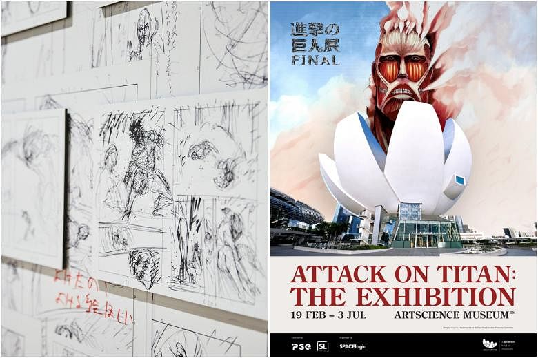 Attack on Titan: The Exhibition lands in Singapore and opens to public on  Feb 19 at the ArtsScience Museum