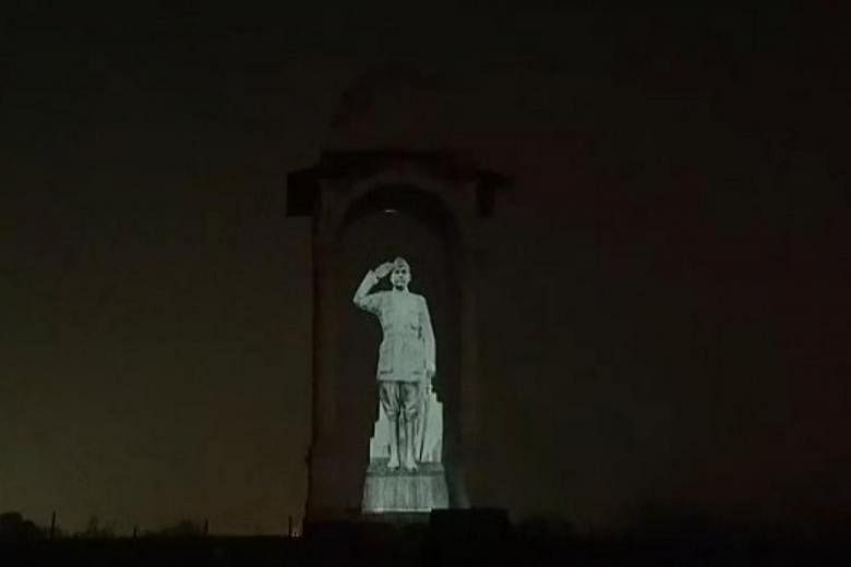 L’Inde dévoile un monument holographique au héros anti-britannique