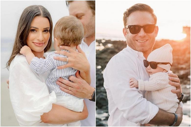 Glee actress Lea Michele shares photo of baby son s face for first