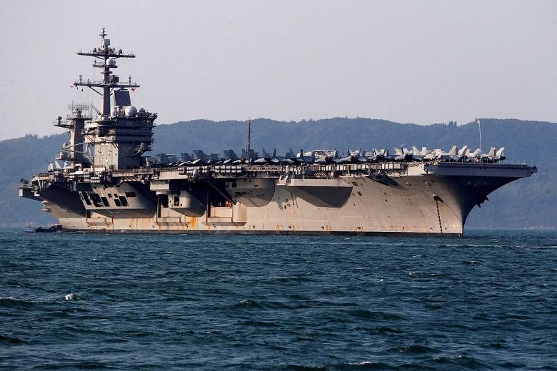 Deux transporteurs américains entrent en mer de Chine méridionale pour “contrer l’influence malveillante”