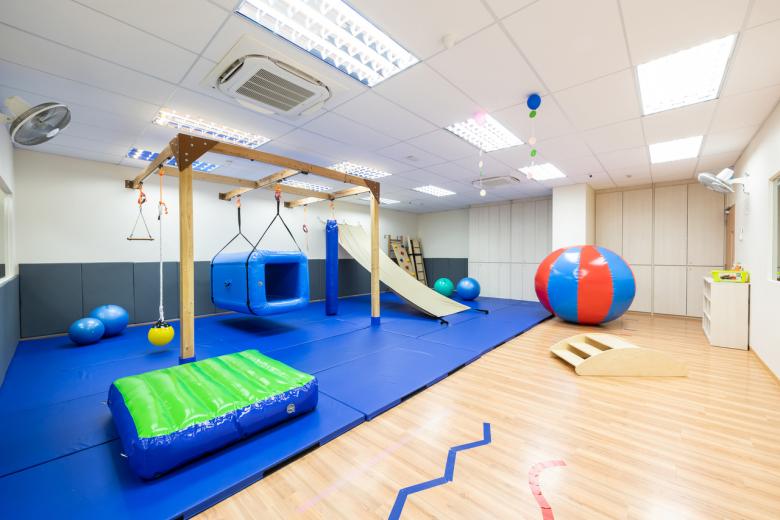 Preschools create spaces with sensory, gym equipment for kids with