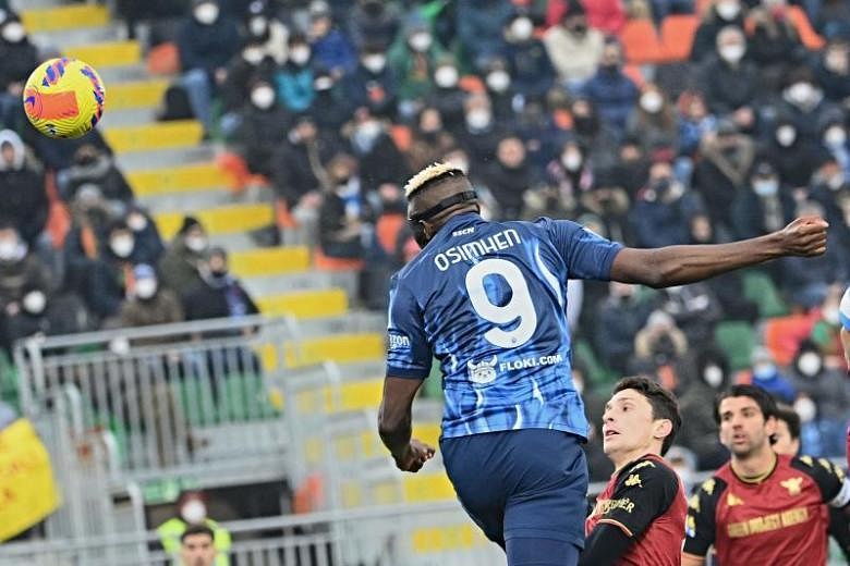 Football: Osimhen Fires Napoli To Within Point Of Summit With Venezia ...