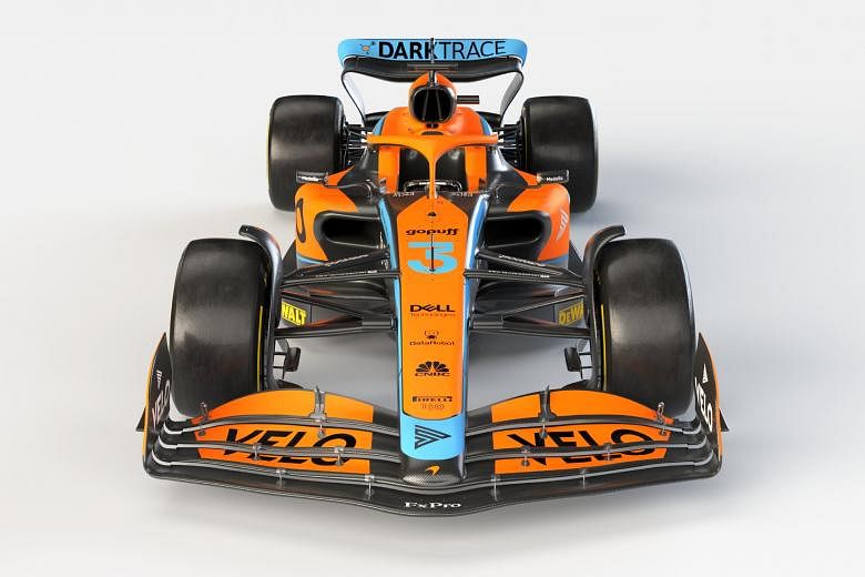 Formula One: McLaren unveil 2022 F1 challenger | The Straits Times