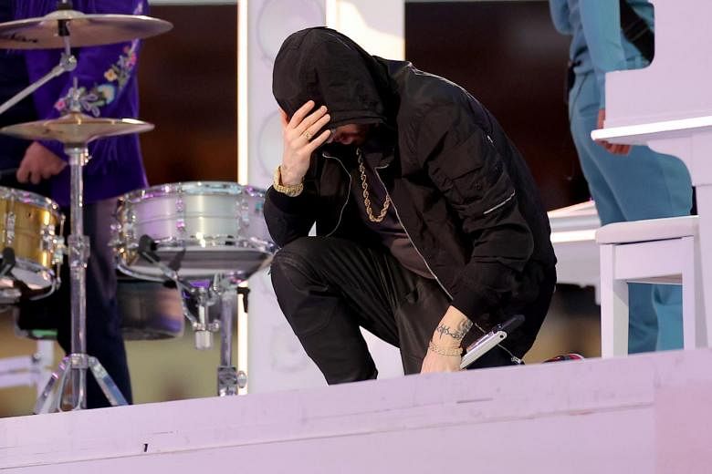 Super Bowl LVI Halftime Show: Eminem kneels, Snoop Dogg, Dr Dre, 50 Cent,  Mary J. Blige and Kendrick Lamar unite for high-wattage hip-hop show