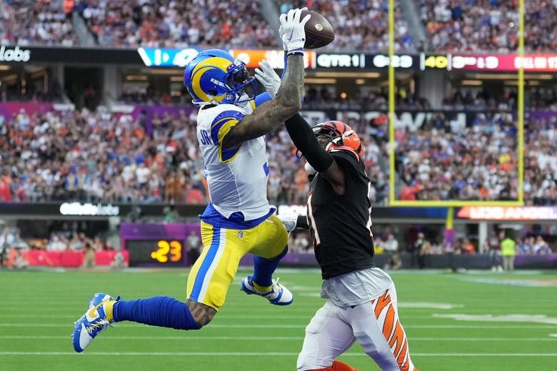 Super Bowl 2022: Odell Beckham Jr. scores first touchdown of Rams'  championship win over Bengals 