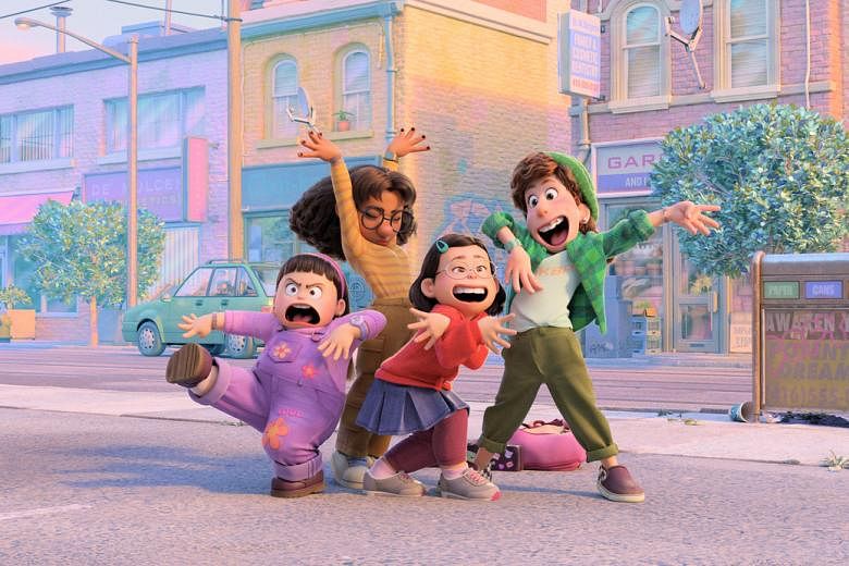 How boy band mania inspired animated comedy Turning Red | The Straits Times