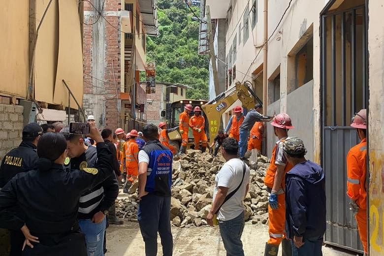 Landslide in northern Peru buries at least 60 homes The Straits Times