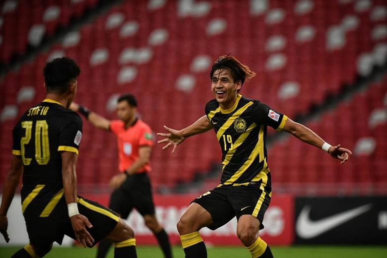 Football malaysia team 2021 national Singapore to
