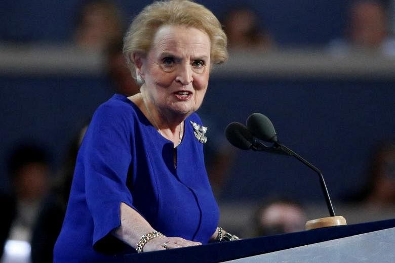 Madeleine Albright, former US secretary of state and feminist icon