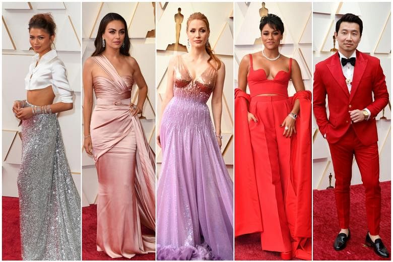 Oscars 2022 Red Carpet: Jessica Chastain, Zendaya, Timothee Chalamet -  Celebs Bring Their Fashion A-game to Hollywood's Biggest Night