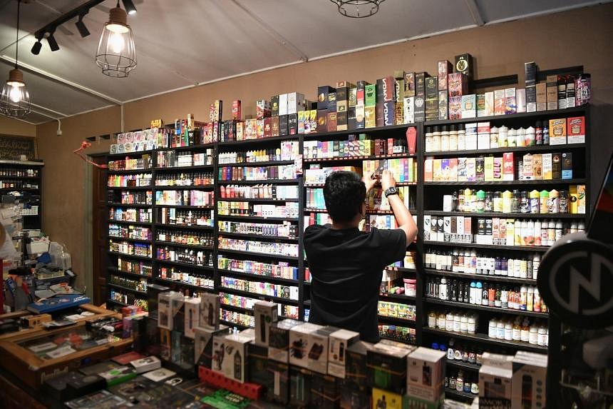 Brisk business at vape shops in JB as Singaporeans return to buy e