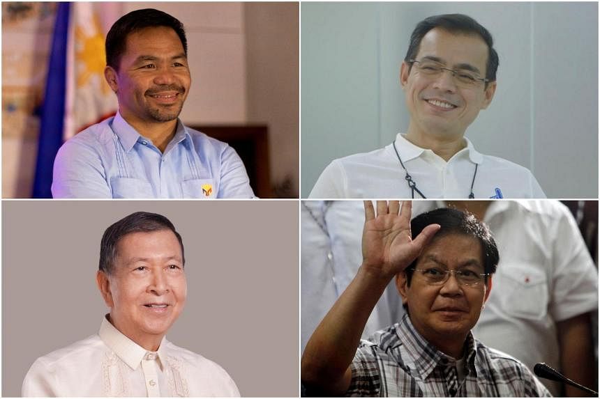 4 Philippine presidential candidates say won't quit race despite