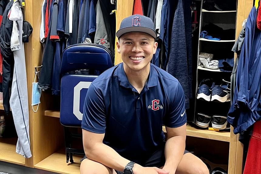 Baseball: Ex-S'pore player Chia relishing job as strength coach of US side Cleveland  Guardians | The Straits Times