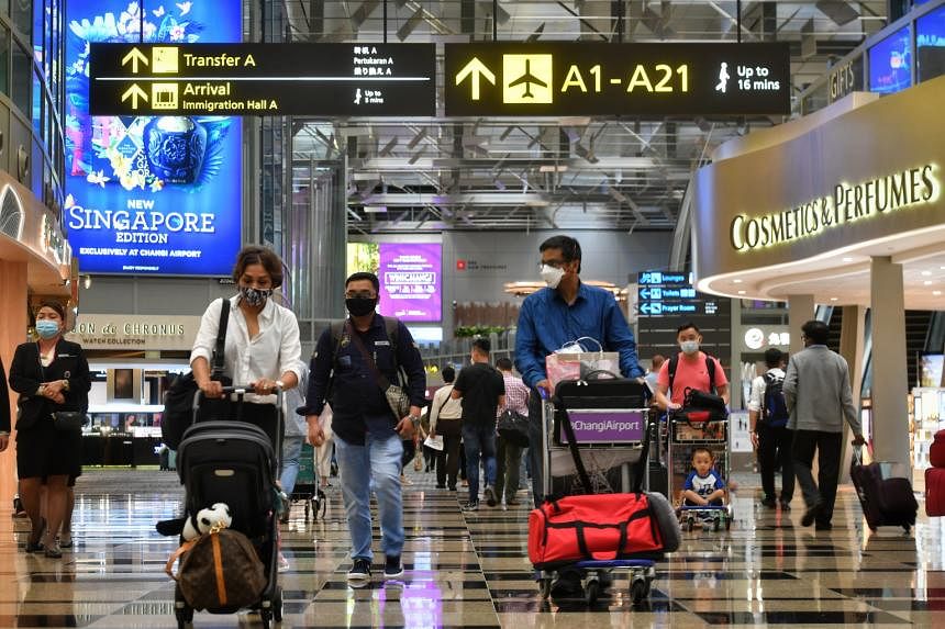 Passenger volume at Changi Airport doubled in April to reach 40% of pre-Covid-19 levels