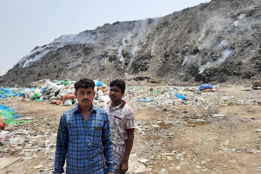 India's huge landfills go up in flames amid record-breaking temperatures