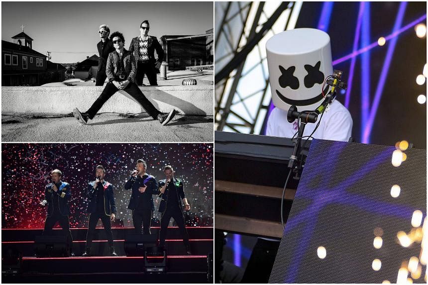 Green Day, Westlife and Marshmello to perform at Singapore F1