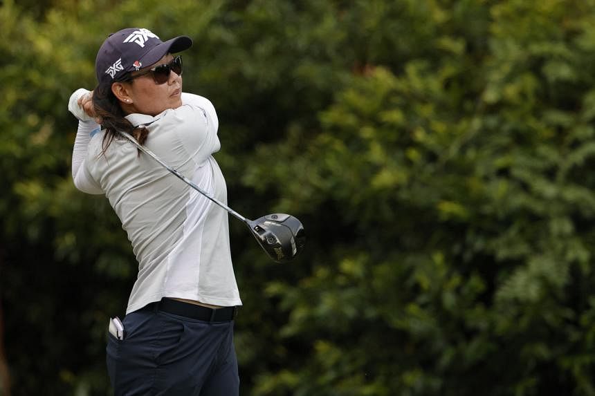 Golf American Mina Harigae Shoots 64 To Edge Out Amateur For Us Womens Open Lead The Straits