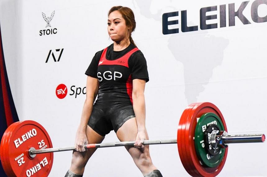 I listen to music come across Theirs Powerlifting: Singaporean Farhanna Farid sets Open U-52kg deadlift world  record | The Straits Times