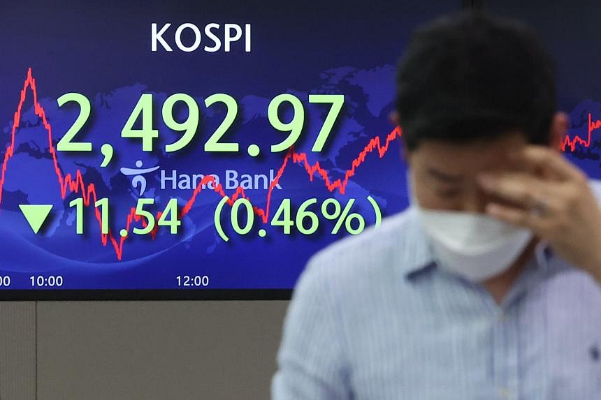 Asia, US Markets Tumble On Recession Fears; S’pore’s ST Index Ends 1% ...