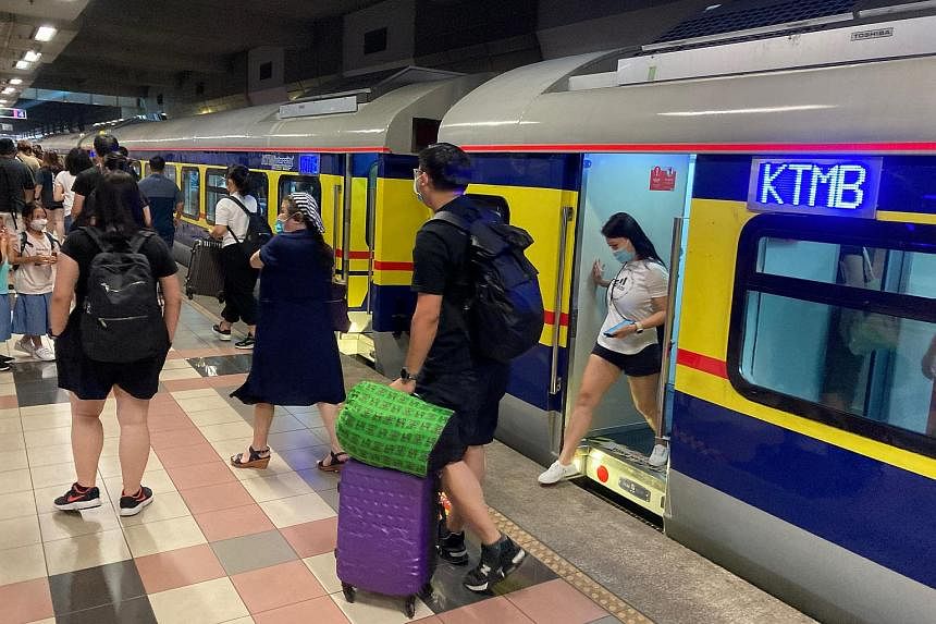 Commuters welcome resumption of KTM train service between JB and Woodlands  | The Straits Times
