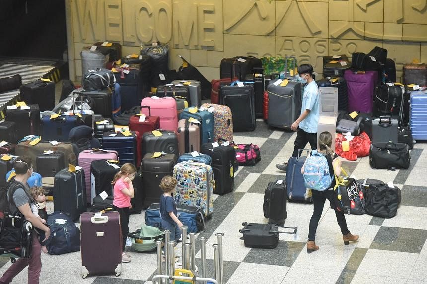 Changi airport sales lost baggage