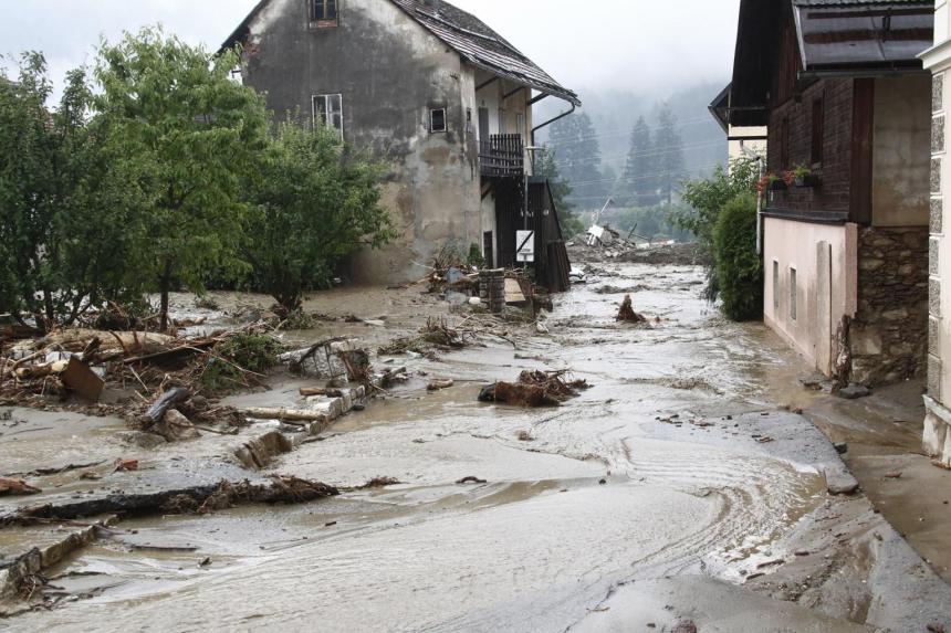 Landslides caused by heavy rain cut off villages in Austria | The ...