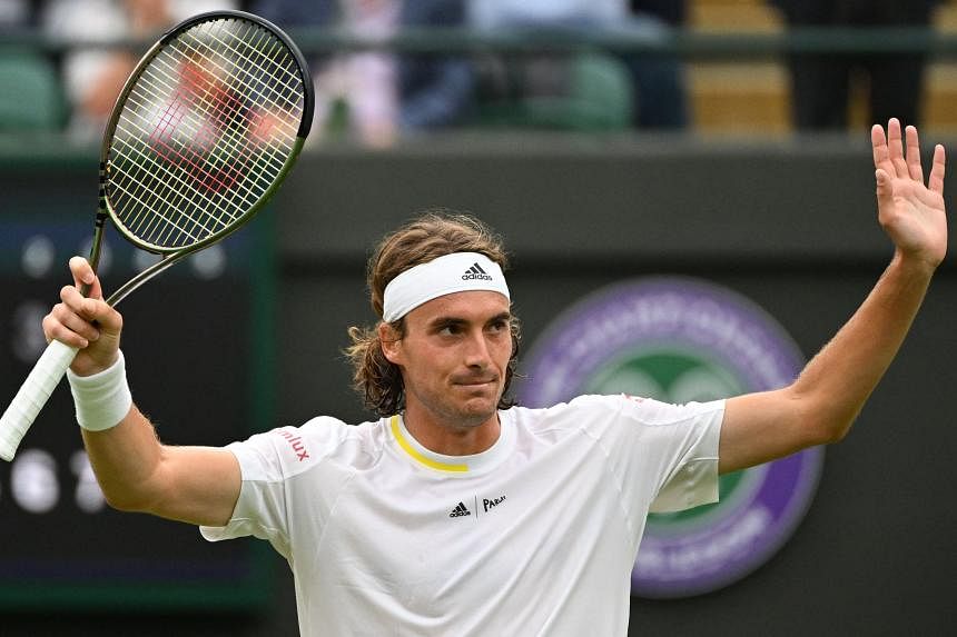 Tennis: Tsitsipas sets up Kyrgios clash with second-round Wimbledon win