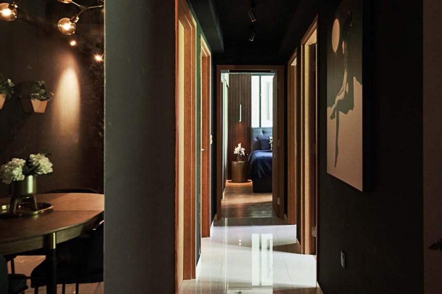 The Chic Home Family's bold allblack apartment anything but boring The Straits Times