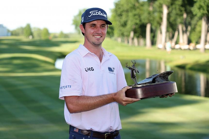 Golf Poston completes wiretowire win at PGA John Deere Classic The