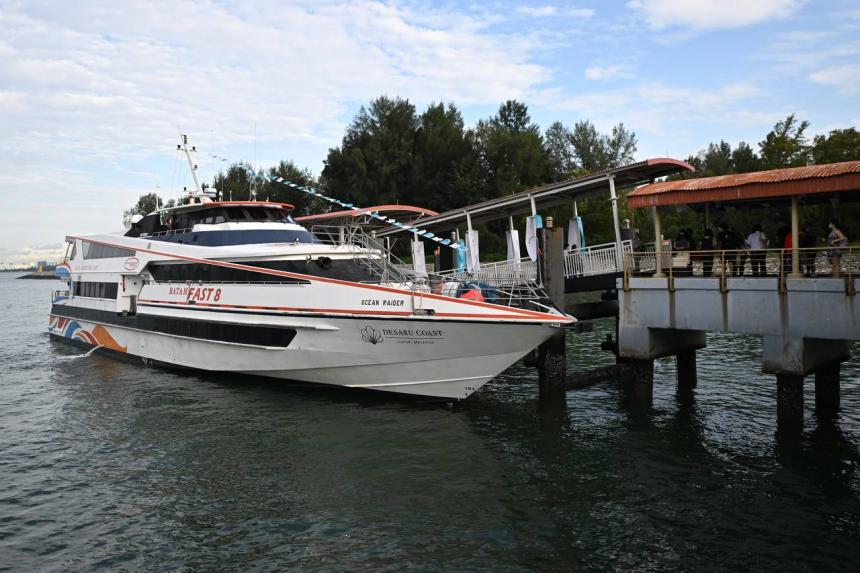 First day of Singapore-Desaru ferry service sees healthy crowds of