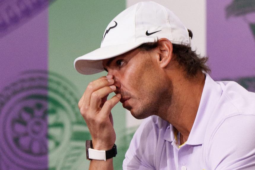 Tennis Injured Nadal pulls out of Wimbledon, sends Kyrgios into final