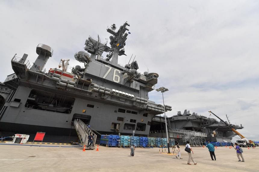 US aircraft carrier docks in Singapore for first time since 2019