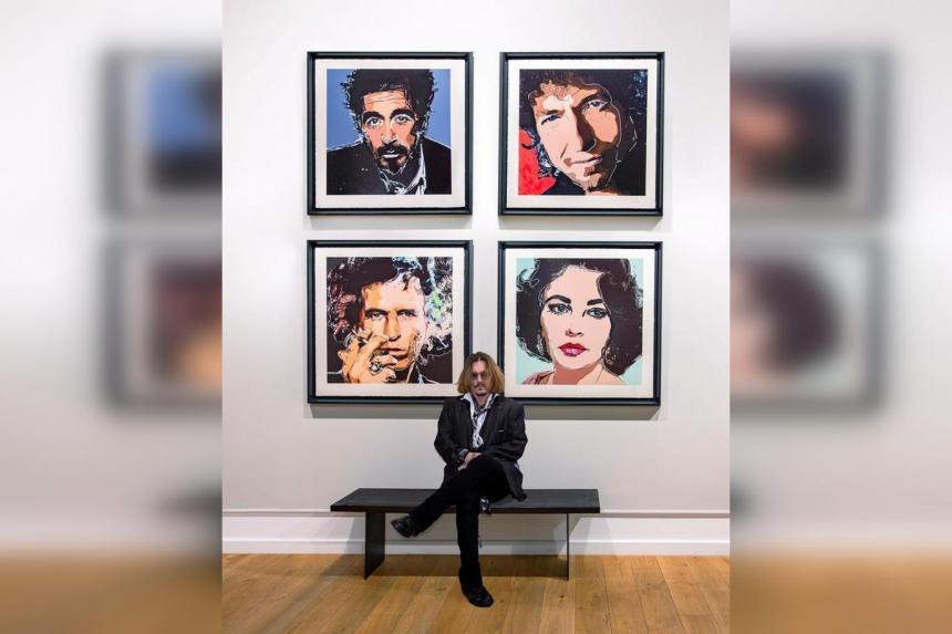 Johnny Depp's debut art collection sells out within hours for 5