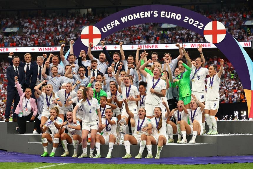 Football England Women Beat Germany To End Major Tournament Wait At