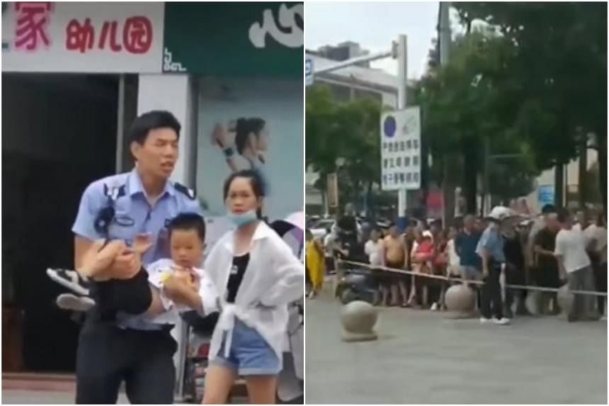 Three killed, six wounded in China kindergarten stabbing: Police | The  Straits Times