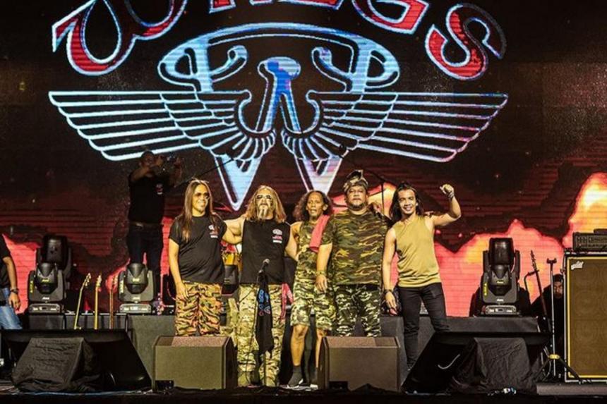 Malaysian rockers Wings join Singapore F1 concert lineup The Straits