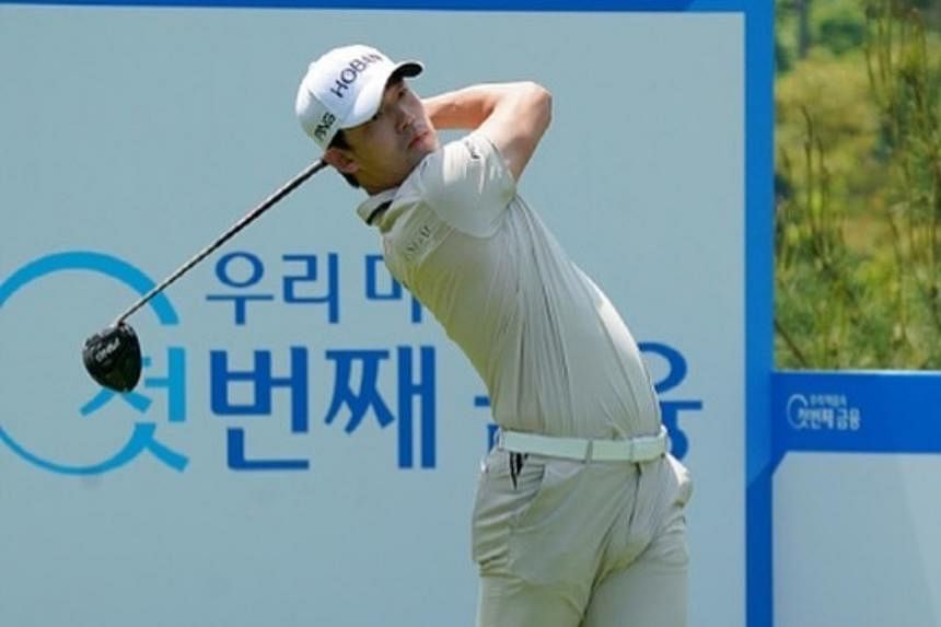 Golf: Ever-smiling Kim Bi-o is very serious about his game