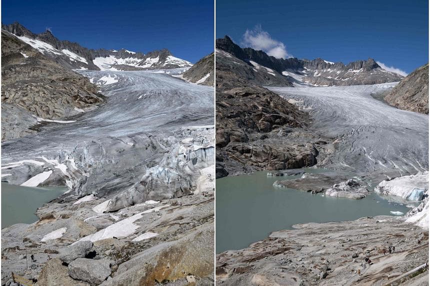 Swiss glaciers shrink in half since 1931: Study | The Straits Times