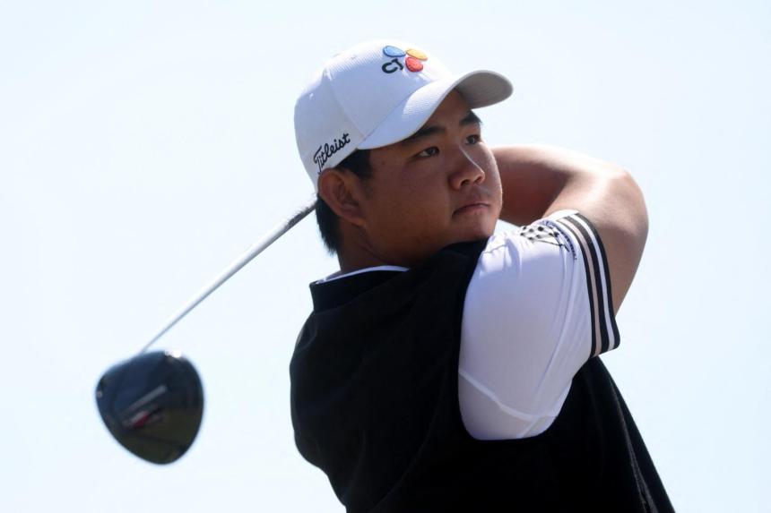 Golf Nicknamed after Thomas the Tank, Tom Kim's aiming to go places