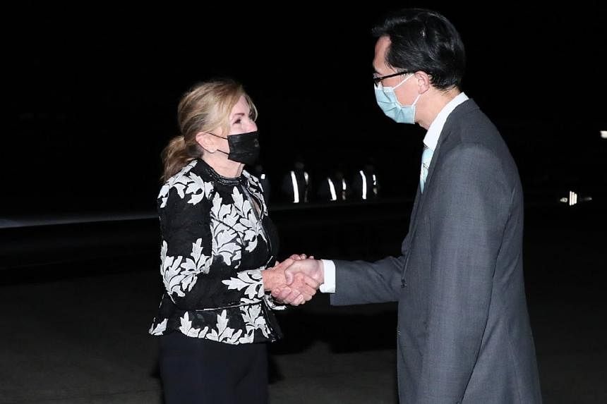 U.S. Sen. Marsha Blackburn Arrives in Taiwan
