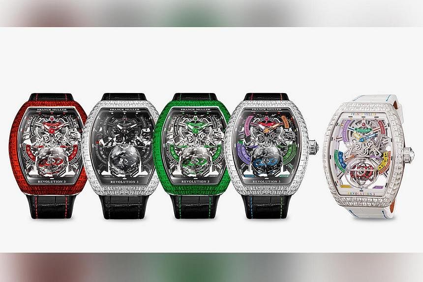 Five special edition Franck Muller watches each over 1.5m