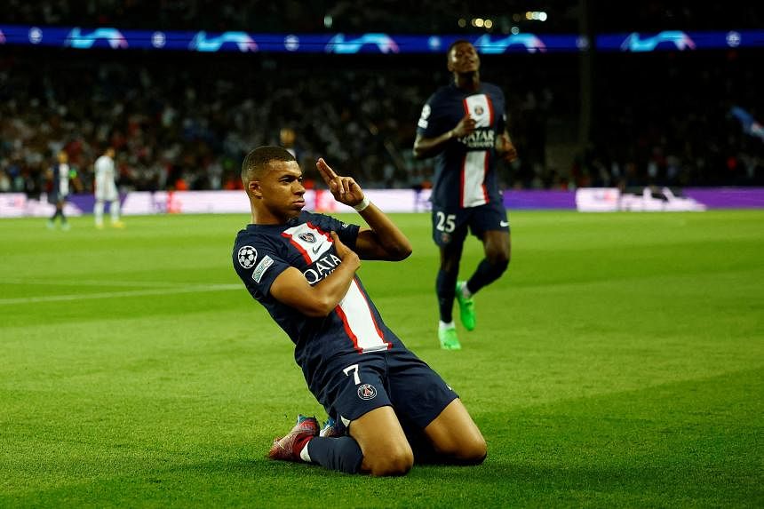 Football: Lethal Mbappe gets PSG off to flying start in Champions League |  The Straits Times