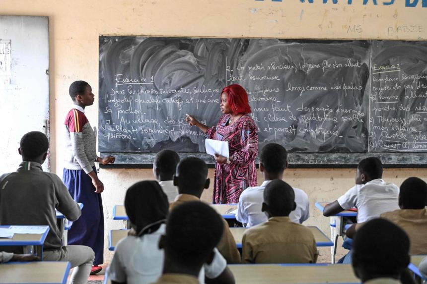 Students get expelled if they underperform in Ivory Coast schools The